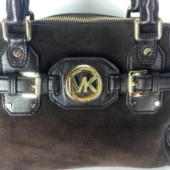 Michael Kors Brown Hudson Tote Satchel Handbag - Picture 7 of 8